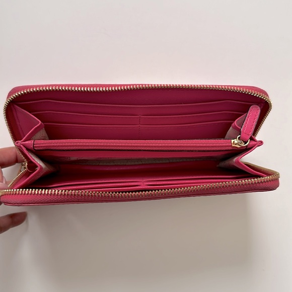 ✨Host Pick ✨ MICHAEL KORS | Pink Bedford Ostrich Long Wallet - Picture 3 of 7